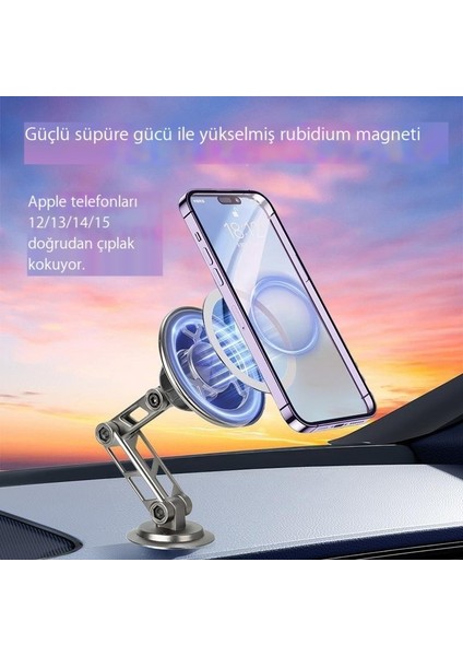 Navigasyon Araba Manyetik Tutucu Gösterge Paneli Araba Cep Telefonu Tutucusu Özel Araba (Yurt Dışından)