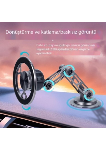 Navigasyon Araba Manyetik Tutucu Gösterge Paneli Araba Cep Telefonu Tutucusu Özel Araba (Yurt Dışından)