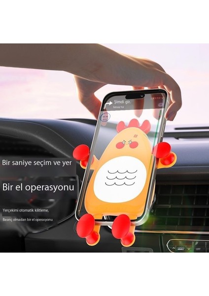 Karikatür Araç Tutucu Cep Telefonu Navigasyon Araba Cep Telefonu Tutucusu (Yurt Dışından)