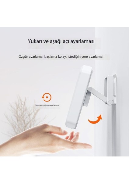 Dönen Katlanır Teleskopik Duvara Monte Dokunmatik Ekran Yumruksuz Masaüstü Cep Telefonu Kutusu Banyo Su Geçirmez Cep Telefonu Tutucusu (Yurt Dışından) indirimleri