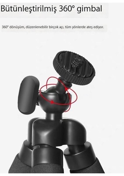 Çok Fonksiyonlu Taşınabilir Küçük Stand Cep Telefonları Için Evrensel Geri Çekilebilir Tripod Standı (Yurt Dışından) fırsatları