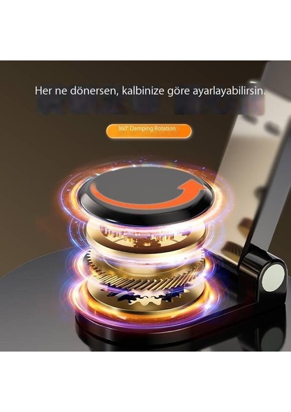 Masaüstü Cep Telefonu Standı Dönebilen Teleskopik Katlanır Cep Telefonu Standı Destek Çerçevesi (Yurt Dışından) modelleri