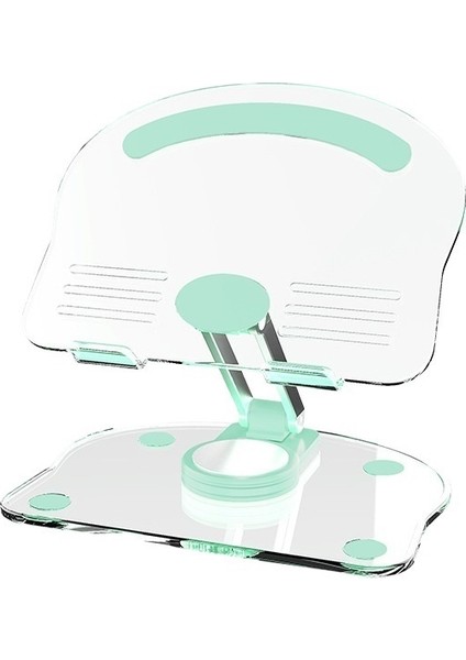 Akrilik Tablet Standı Masaüstü Katlanır Dönebilen Cep Telefonu Desteği Standı Tembel Canlı Yayın Cep Telefonu Standı (Yurt Dışından)