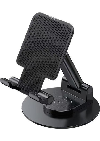 Dönen Cep Telefonu Standı Masaüstü Canlı Yayın Tableti Tembel Teleskopik Katlanır Taşınabilir Destek Standı (Yurt Dışından)