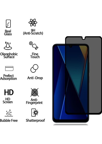 Xiaomi Redmi 13C / Poco C65 ”ESD ANTI-STATIC” Gizli Hayalet Cam Ekran Koruyucu fırsatları