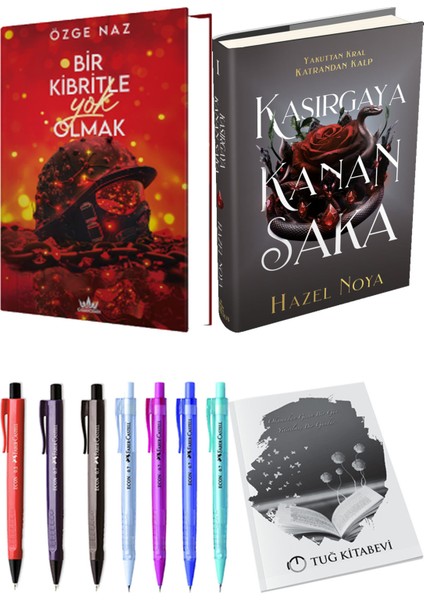 Kasırgaya Kanan Saka 1 Ciltli ve Guardian Bir Kibritle Yok Olmak 2 Ciltli Özge Naz 2li Set + Hediyeli