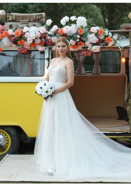 Beyaz Şakayık Gelin Çiçeği Gelin Buketi Nikah Çiçeği Nişan Çiçeği Ra0057