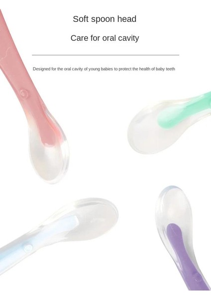 Sağlam Kutulu, Bebekler ve Küçük Çocuklar Için Uygun Gıda Sınıfı Besleme Kaşığı Yumuşak Kaşık Kase Sofra Takımı (Yurt Dışından) modelleri