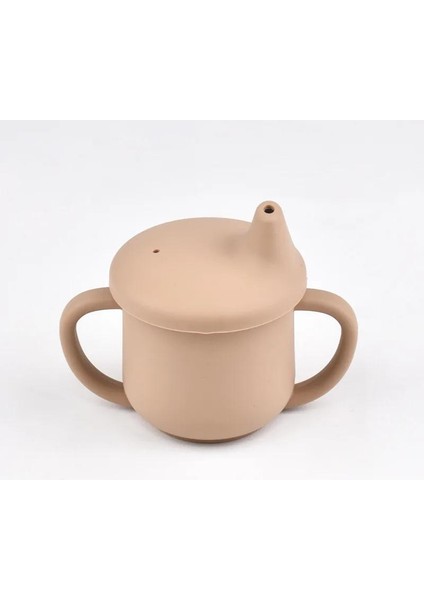 100% Gıda Sınıfı Besleme Drinkware Çift Saplı Sızdırmaz Çocuk Öğrenme Içme Bardağı Bpa Içermeyen Yürümeye Başlayan Su Şişesi (Yurt Dışından)