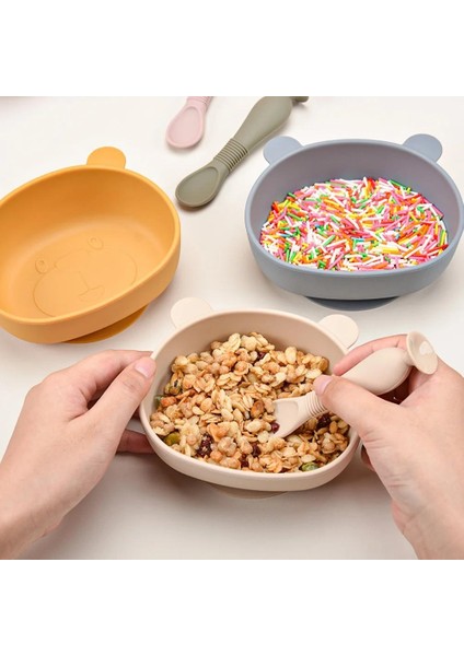 Bpa Içermeyen Panda Kaseleri 2 Adet/1 Takım Besleme Sofra Takımı Su Geçirmez Kaşık Kaymaz (Yurt Dışından) fiyatları