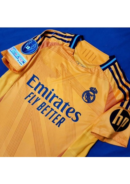 Real Madrid 2024/25 Yeni Sezon Isimsiz Deplasman Forması (Orange)