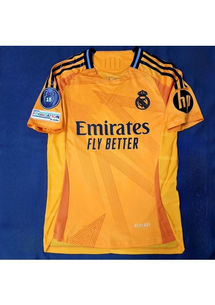 Real Madrid 2024/25 Yeni Sezon Isimsiz Deplasman Forması (Orange)