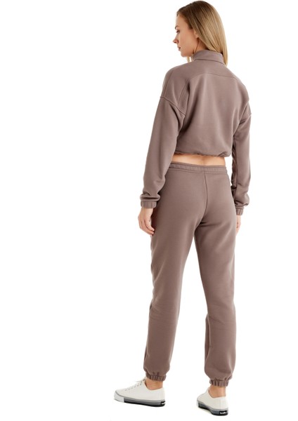 Kadın Sweatshirt 60462 - Vizon