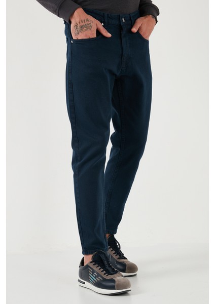 Streç Pamuklu Slim Fit Normal Bel Boru Paça Jeans Erkek Kot Pantolon 15900S31MILANO fırsatları