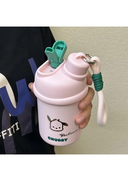 316 Paslanmaz Çelik Termos Bardak Açık Yüksek Görünümlü Erkek ve Kız Öğrenciler Araba Su Bardağı Hediye Kupası Termos Bardak (Yurt Dışından)