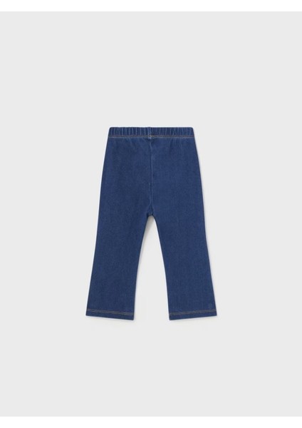 Kız Bebek Likralı Denim Pantolon 1543