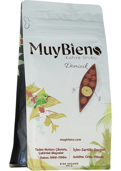 Muybieno Dominik Barahana Çekirdek Kahve