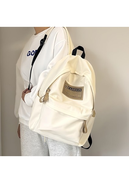 Okul Çantaları, Ortaokul ve Lise Öğrencileri Için Basit Tasarımlı Bilgisayar Sırt Çantaları, Üniversite Öğrencileri Için Geniş Kapasiteli ve Çok Yönlü Sırt Çantaları (Yurt Dışından)