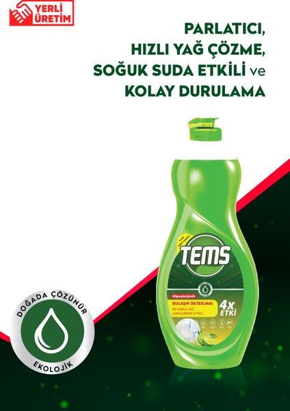 4 Etki Bulaşık Makinesi Kapsül Deterjanı 36'lı+ 500 ml Sıvı Bulaşık Deterjanı