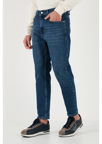 Streç Pamuklu Slim Fit Normal Bel Boru Paça Jeans Erkek Kot Pantolon 5900S28MILANO modelleri