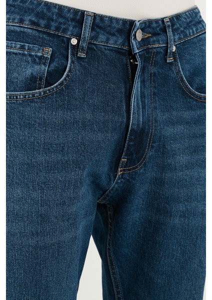 Streç Pamuklu Slim Fit Normal Bel Boru Paça Jeans Erkek Kot Pantolon 5900S28MILANO fırsatları