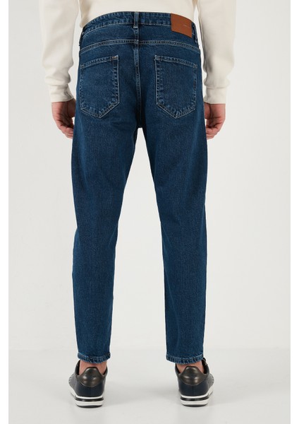 Streç Pamuklu Slim Fit Normal Bel Boru Paça Jeans Erkek Kot Pantolon 5900S28MILANO indirimleri