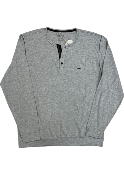 Bisiklet Yaka Patlı Uzun Kol