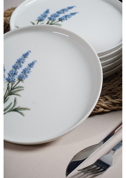 Lavanta 6 Parça Porselen Pasta Tabağı fırsatları