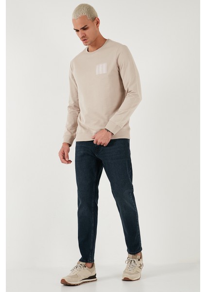 Streç Pamuklu Slim Fit Normal Bel Boru Paça Jeans Erkek Kot Pantolon 5900S07MILANO fiyatları