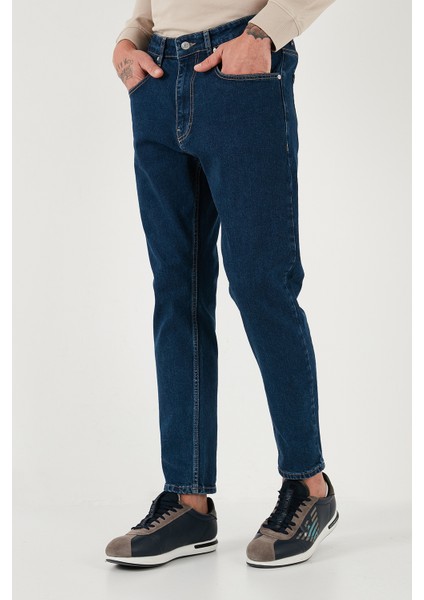 Streç Pamuklu Slim Fit Normal Bel Boru Paça Jeans Erkek Kot Pantolon 5900S34MILANO modelleri