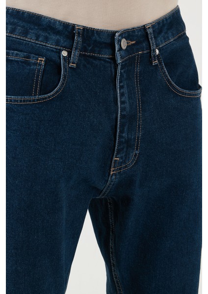 Streç Pamuklu Slim Fit Normal Bel Boru Paça Jeans Erkek Kot Pantolon 5900S34MILANO indirimleri