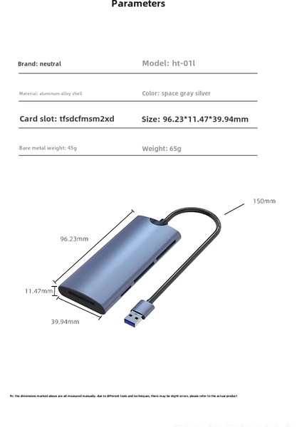 ZR802 USB 3.0 6 In 1 Kart Okuyucu