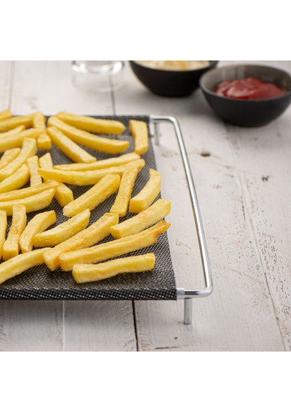 Nostik Ayaklı Yapışmaz Fırın Rafı Siyah modelleri