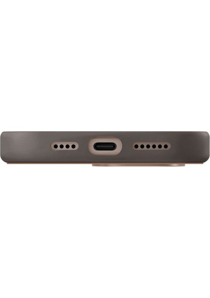 Apple iPhone 16 Pro Uyumlu Kılıf Lyden Ds Dualtone Serisi Vegan Deri Kaplama Magsafe Özellikli (Magclick™)