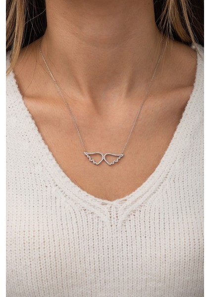 925 Ayar Gümüş Melek Kanadı Kolye fiyatları