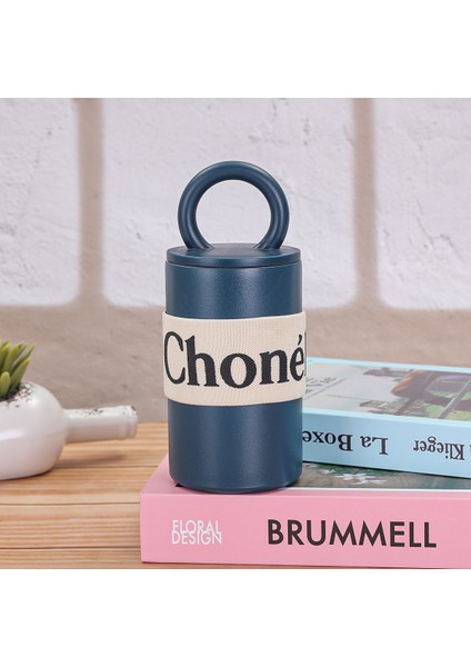 400 ml Yeni Basit 304 Paslanmaz Çelik Termos Bardak Açık Taşınabilir Seyahat Tipi Kupa Internet Ünlü Fransız Taşınabilir Kahve Fincanı (Yurt Dışından)