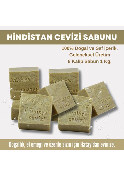 Saf ve Doğal İçeriklerle Hindistan Cevizi Sabunu 950 gr x 8 Kalıp