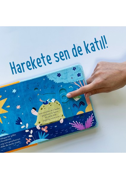 Gördüm Seni - Hislerim (Hareketli ve Keçeli Kitap)- Viktoriia Samsonova