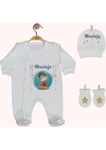 Isme Özel Organik Baskılı %100 Pamuk Tulum, Battaniye ve Yastık Kılıfı Hastane Çıkışı fiyatları