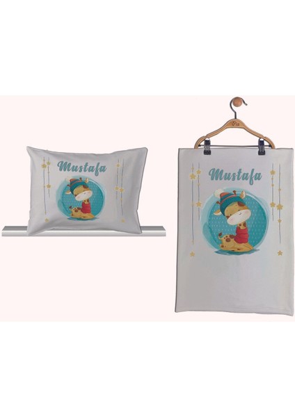 Isme Özel Organik Baskılı %100 Pamuk Tulum, Battaniye ve Yastık Kılıfı Hastane Çıkışı modelleri