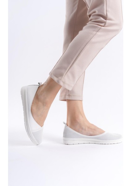 Kadın Deri Babet Yuvarlak Burun Düz Taban Rahat Günlük Babet fiyatları