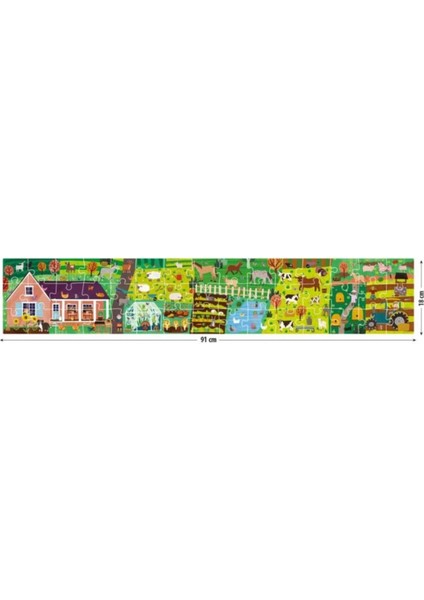 Puzzle + Stickers The Farm modelleri