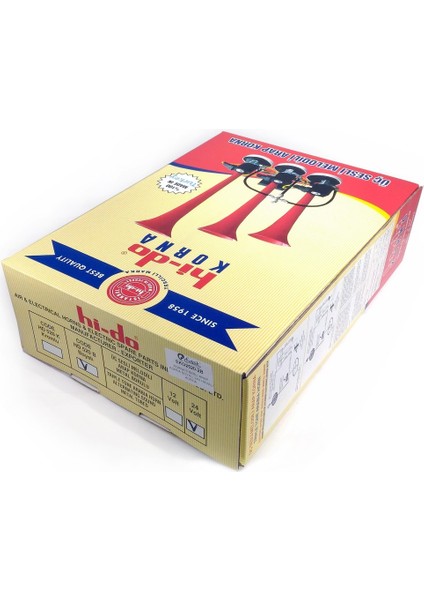Hido Marka Kornalar Için Valfli Korna Bobini 24VOLT Pnömatik Rekorlu Set