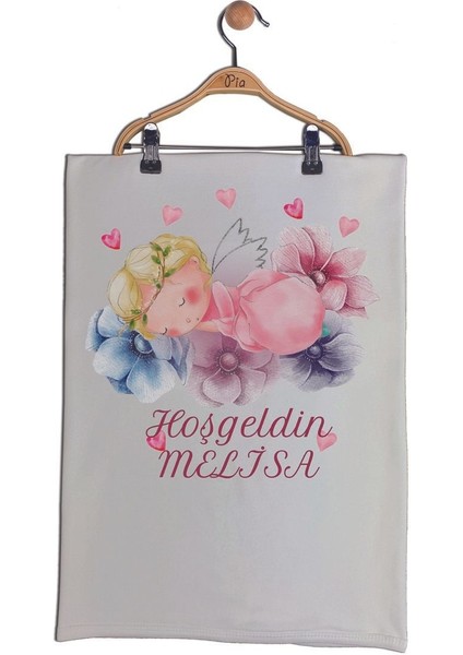 Isme Özel Organik Baskılı %100 Pamuk Tulum, Battaniye ve Yastık Kılıfı Hastane Çıkışı fırsatları