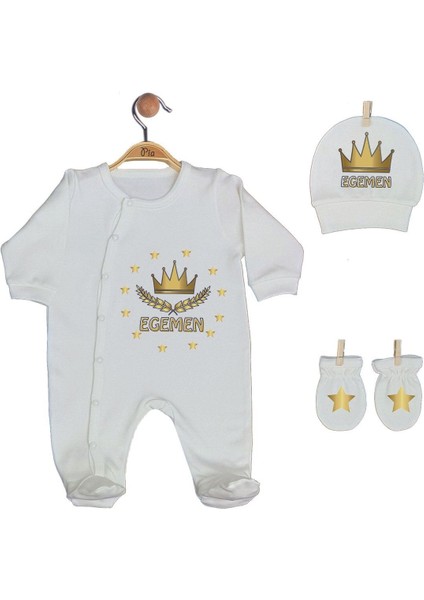 Isme Özel Organik Baskılı %100 Pamuk Tulum, Battaniye ve Yastık Kılıfı Hastane Çıkışı fiyatları