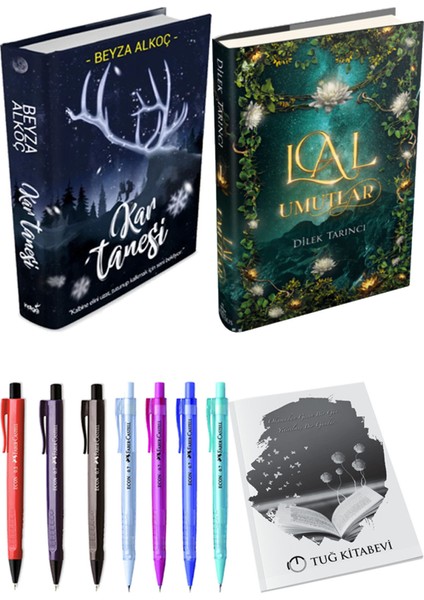 Lal Umutlar 1 Ciltli ve Kar Tanesi Ciltli Beyza Alkoç 2'li Set + Hediyeli