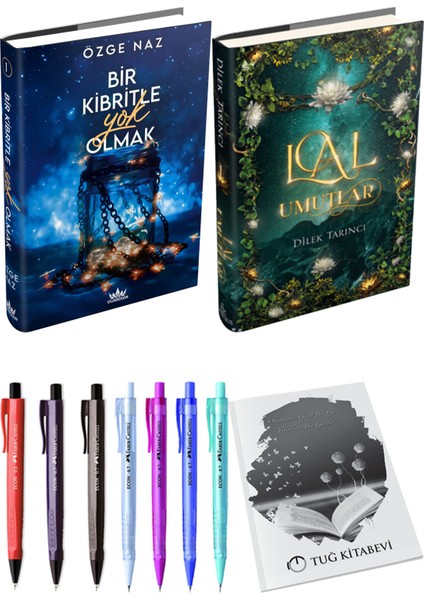 Lal Umutlar 1 Ciltli ve Guardian Bir Kibritle Yok Olmak 1 Ciltli Özge Naz 2li Set + Hediyeli