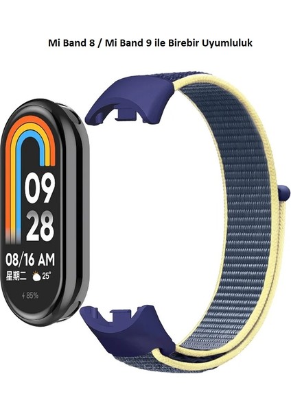 Xiaomi Mi Band 8/mi Band 9 Uyumlu Kumaş Hasır Kordon