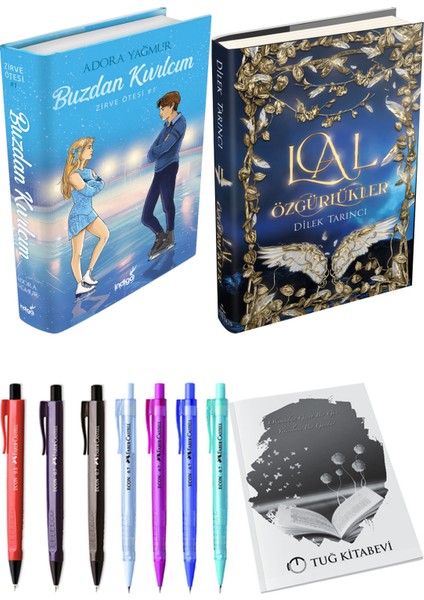 Lal Özgürlükler 2 Ciltli ve Buzdan Kıvılcım Ciltli Adora Yağmur 2li Set + Hediyeli