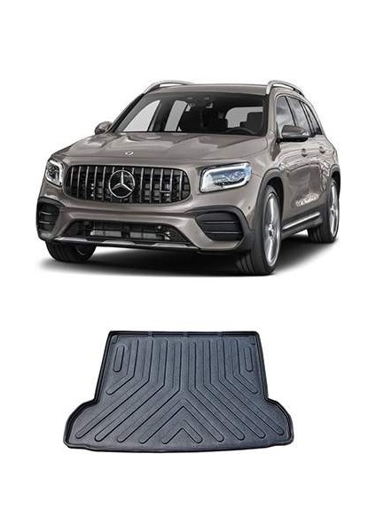 Mercedes GLB Üst Konum 2019 + 3D Bagaj Havuzu Siyah